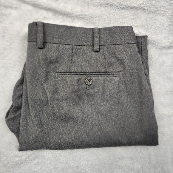 Lauren Ralph Lauren Other - Lauren Ralph Lauren Men's Dress Slacks 36x30 Charcoal Gray Flat Front Classic